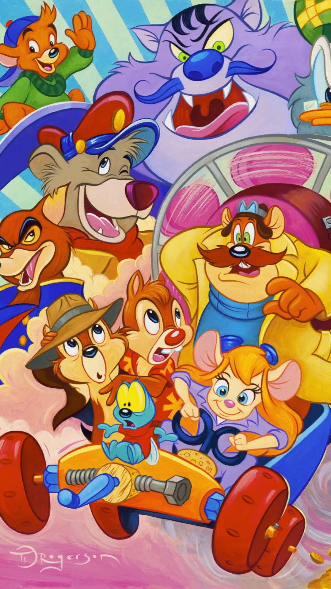 ディズニー Disney D23 ファインアート Tim Rogerson Tim Rogerson showcases us a preview to his next piece “Afternoon