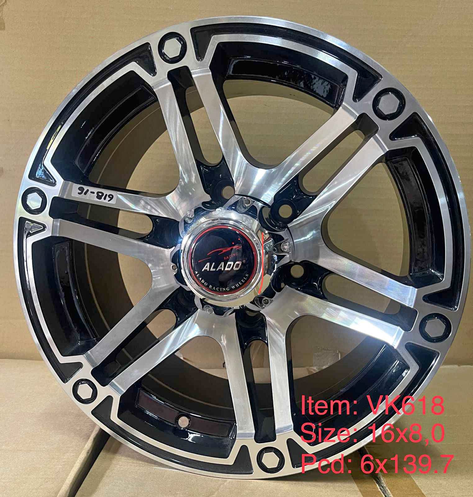 JUEGO DE AROS #16, (6X139.7MM.). MARCA ALADO. NUEVOS!! - Car Wheels ...