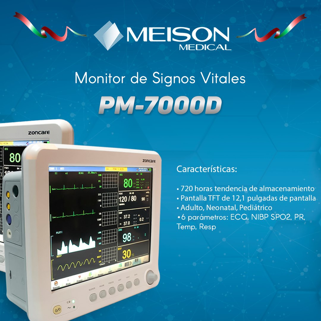 Meison Medical - ¡Monitor de Signos Vitales PM-7000D! 💠... | Facebook