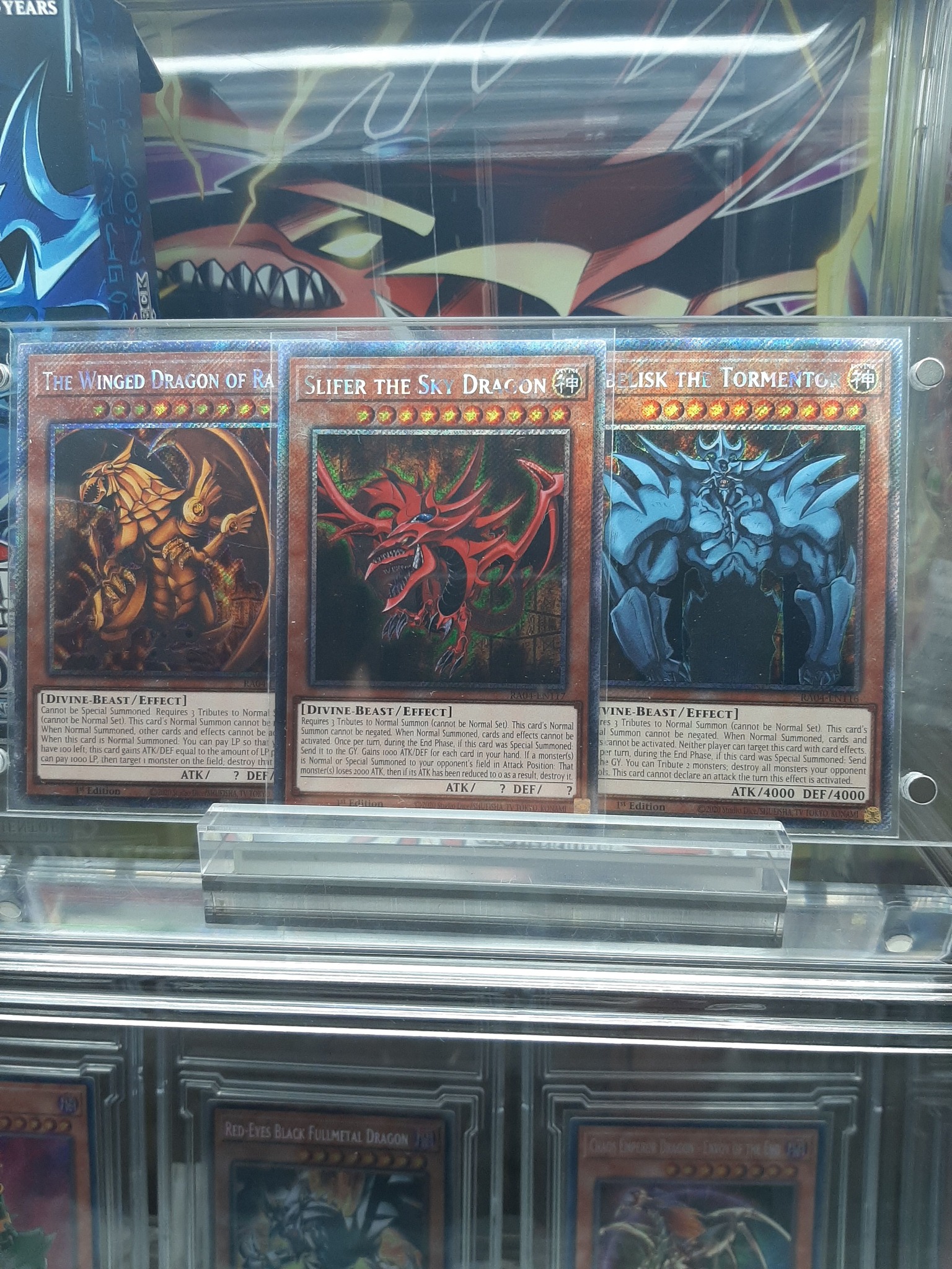 back of yugioh god cards YUGIOH: OBELISK SLIFER RA - ULTRA RARE HOLO NM - EGYPTIAN The 10 Most Expensive Egyptian