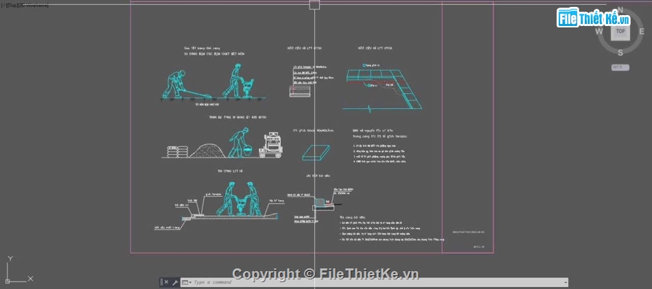 Thư viện autocad biện pháp thi công cầu đường [Mã file 215156] Link ...