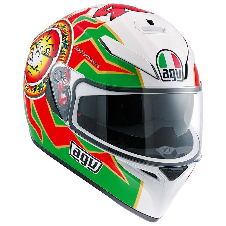 agv k3 helmet rossi Winter Test Phillip Island 2005 With ECE22.06 homologation AGV K3 Helmet, Rossi Winter