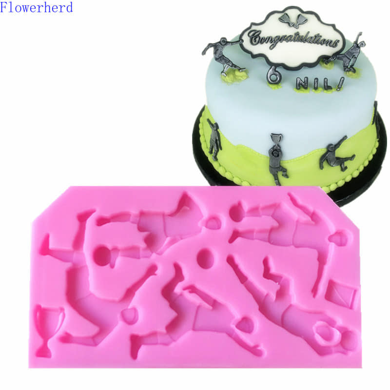 Moules En Silicone Sports - Football, Baseball, Rugby, Tennis - Pour Chocolat, Fondant, Décoration