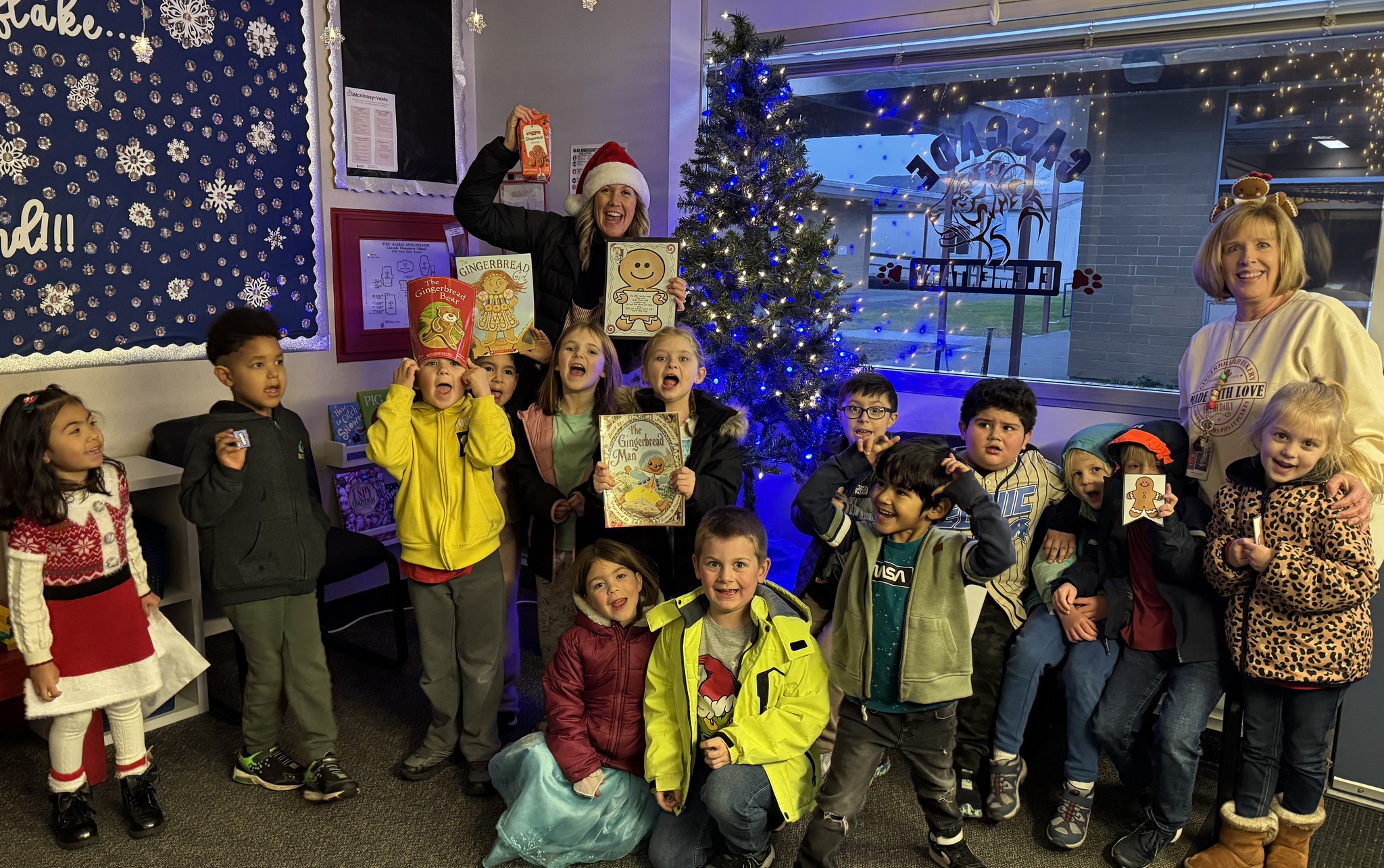 Cascade - Kindergarten classes read different versions of The ...