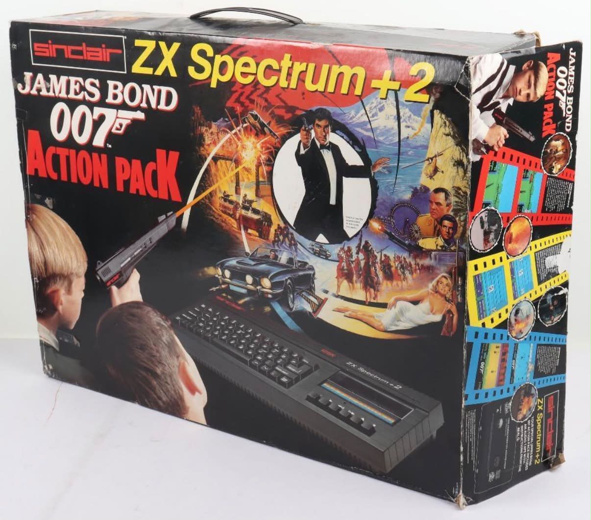 ZX Spectrum + 2 bundled with the Magnum Light Phaser and three