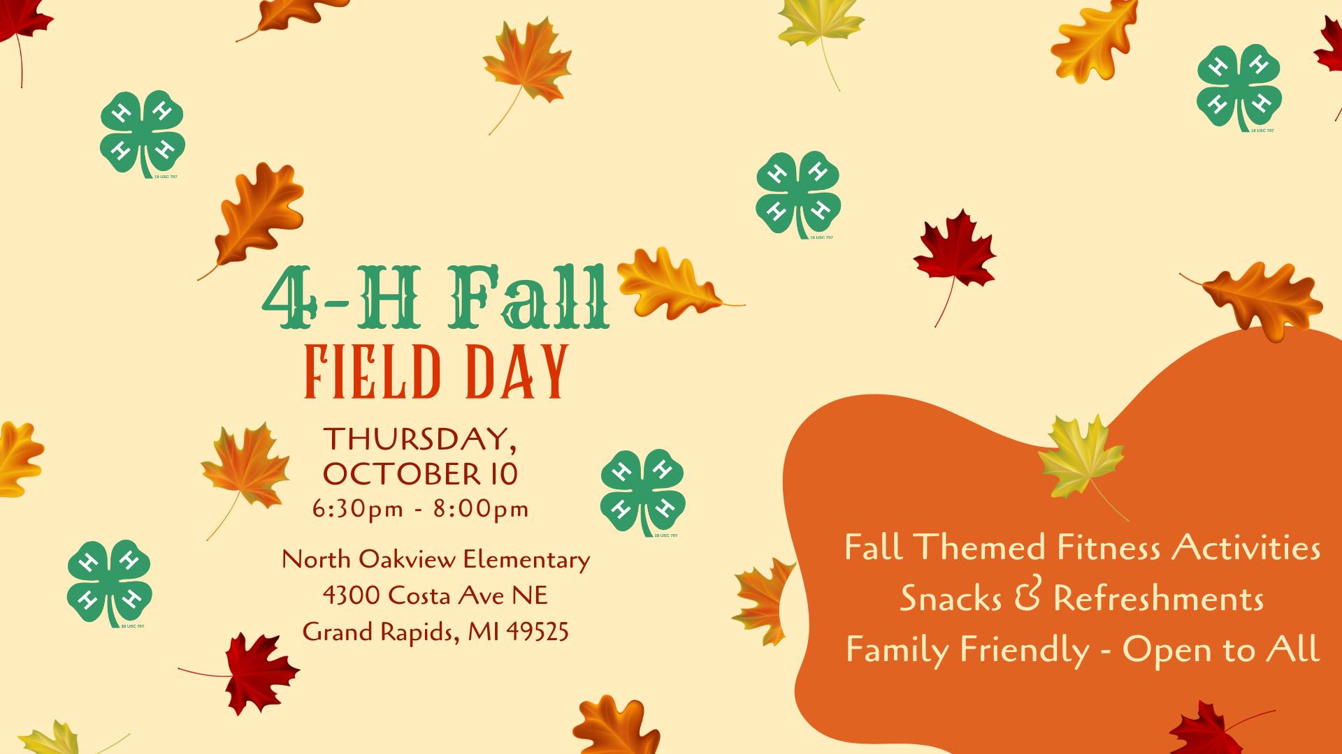 MI 4-H Day of Wellness | 4-H Fall Field Day