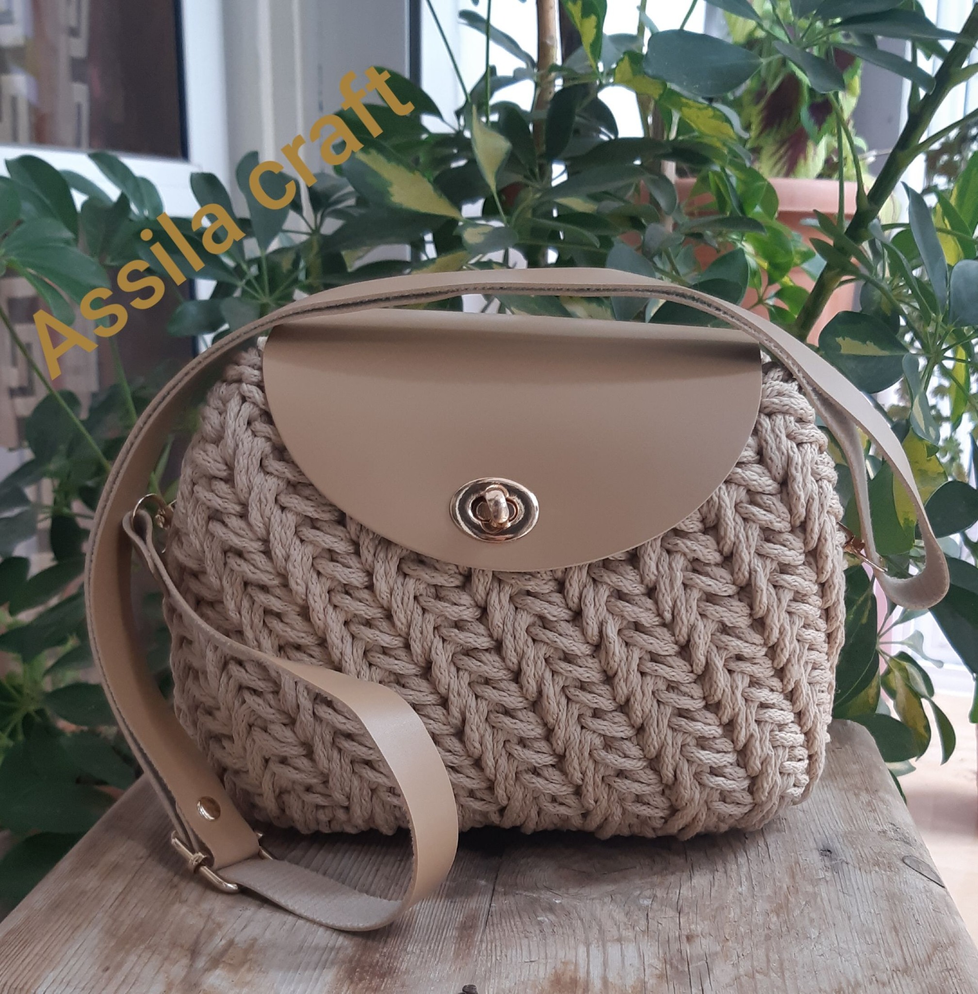 4 Pièces Fond De Sac à Crocheter En Cuir PU Ovale 30x10cm - Base Renforcée Avec Trous Pour Sacs DIY