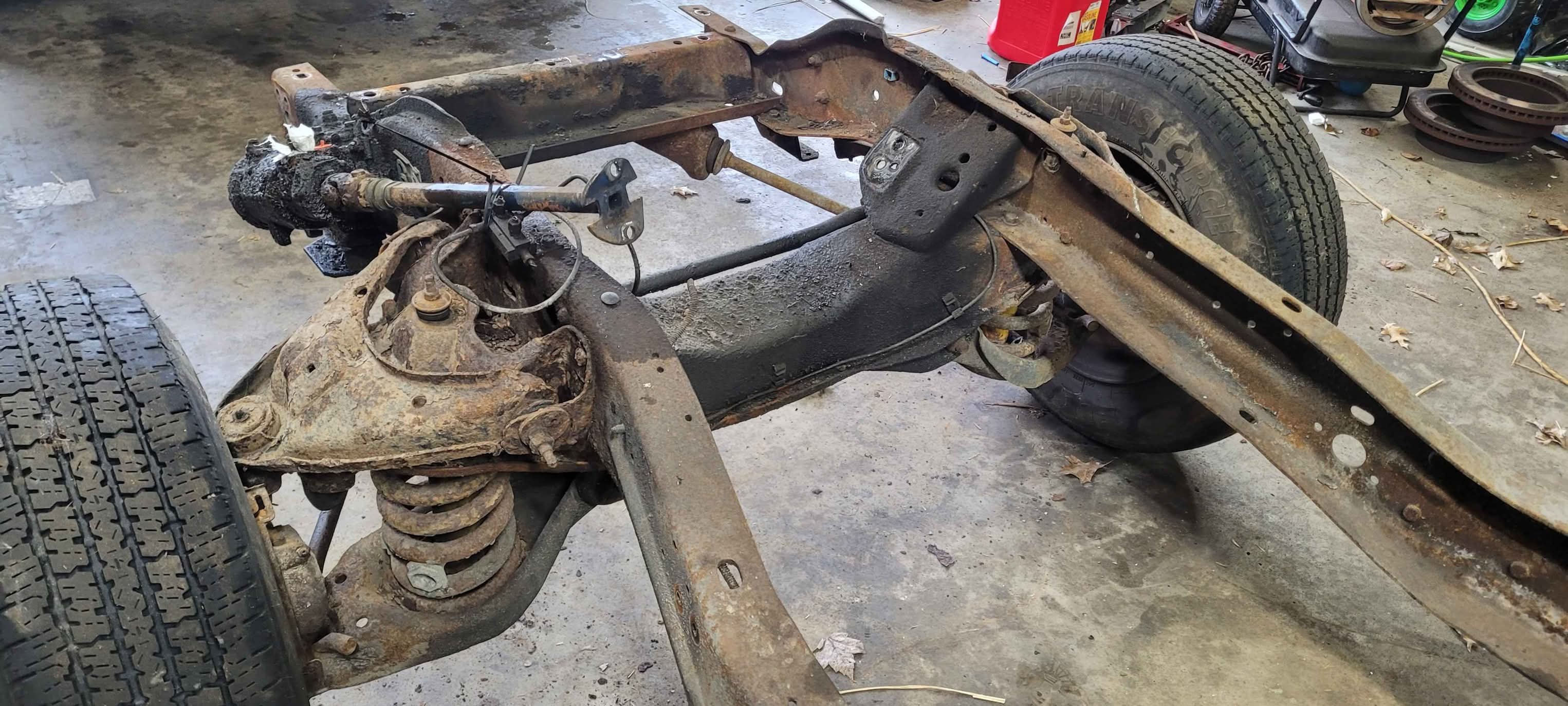 93 dodge d250 frame and front suspension - Car Exterior Parts ...