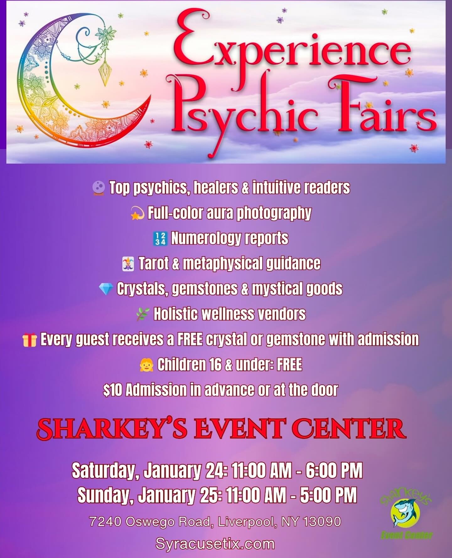 Join us this weekend in Syracuse... - Experience Psychic Fair | Facebook