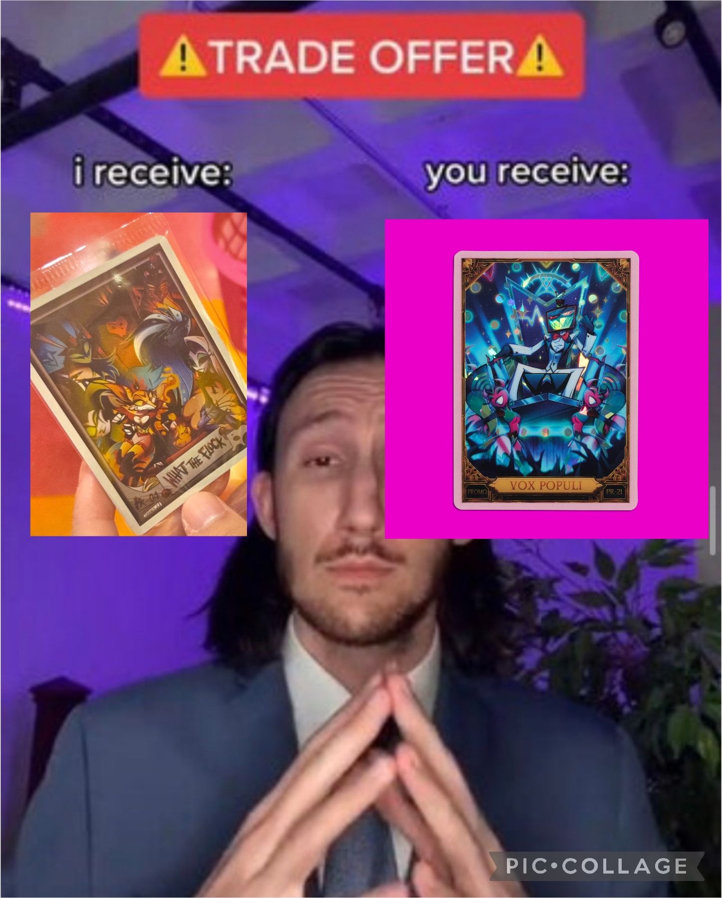 Hazbin Hotel Trading Card Entry Results: Vox Populi Cracked Ice