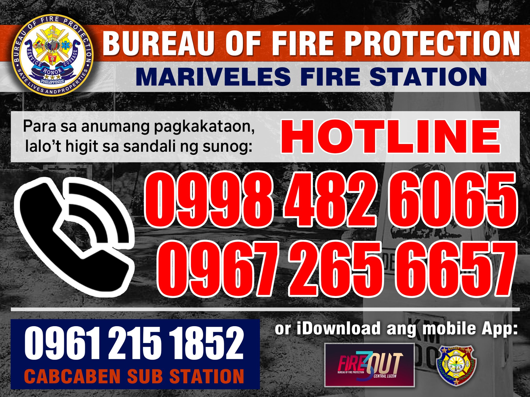 BFP R3 Mariveles Fire Station