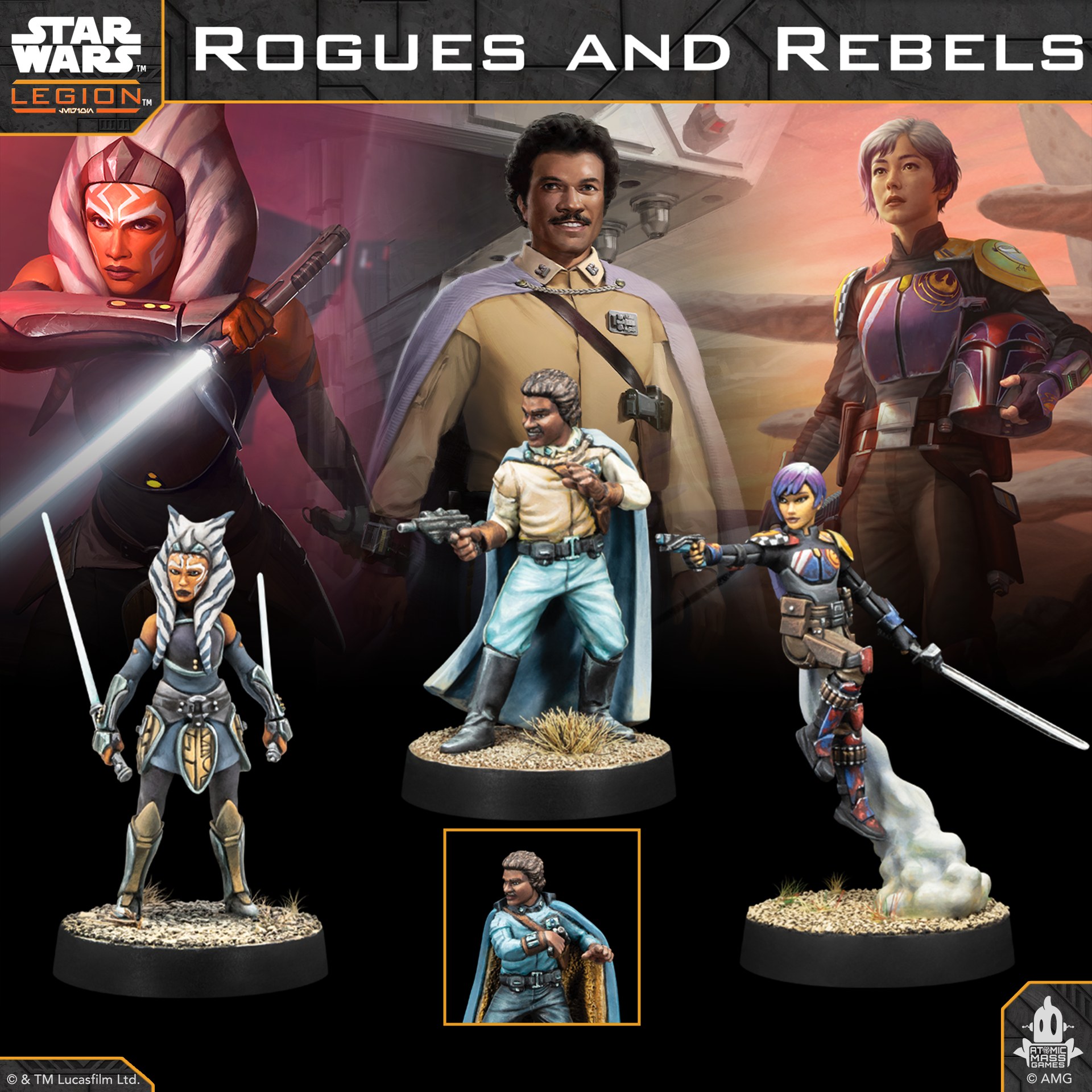 Three legends. One sharp new look. This character pack features a 