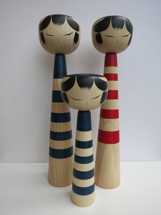 Kokeshi Trends - Moga Kokeshi (Modern Girl) Kokeshi are Kokeshi 