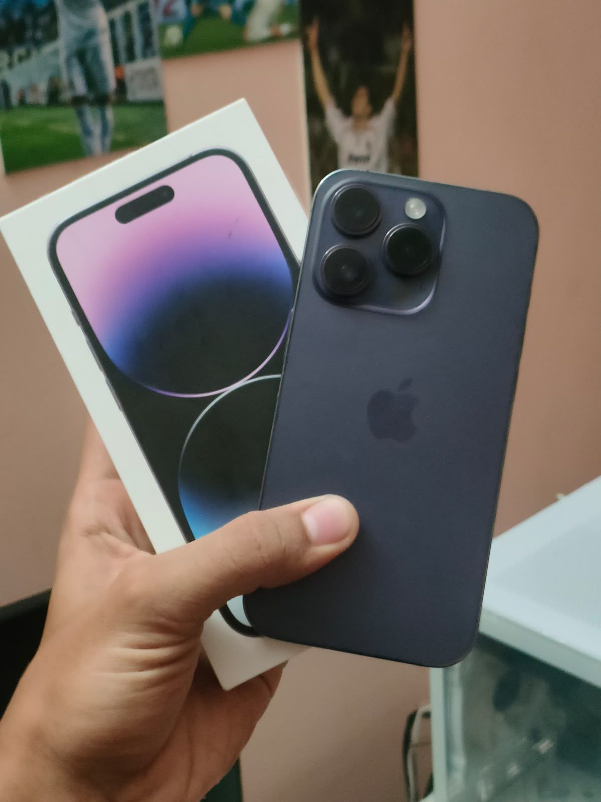 Iphone 14 pro Usa 128gb (with box ) Face id -ok Battery-78 Colour 