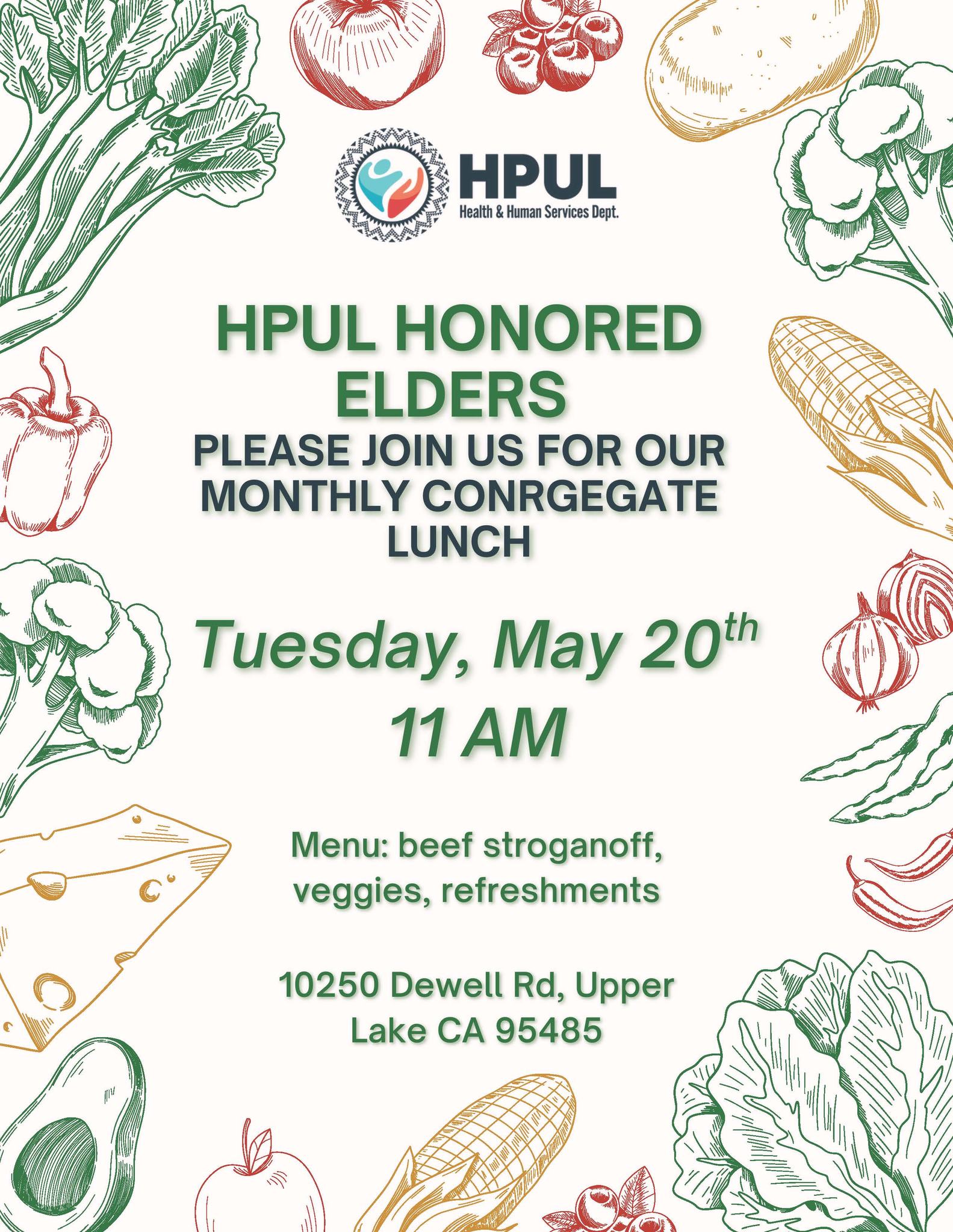 HPUL Honored Elders Congregate Luncheon