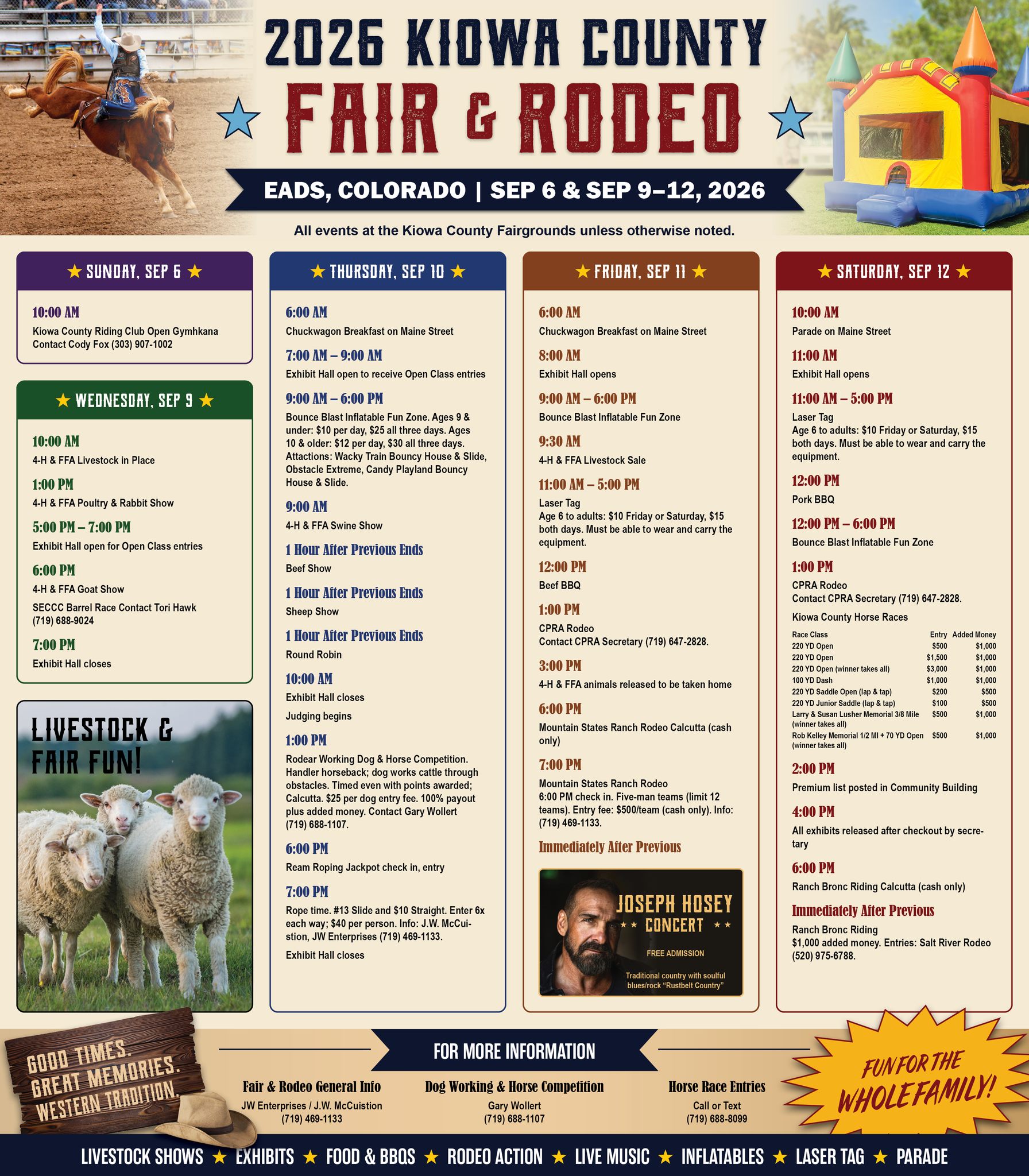 klowa county co fair Kiowa & Rodeo is kicking off this week! Vitamin village - 50X