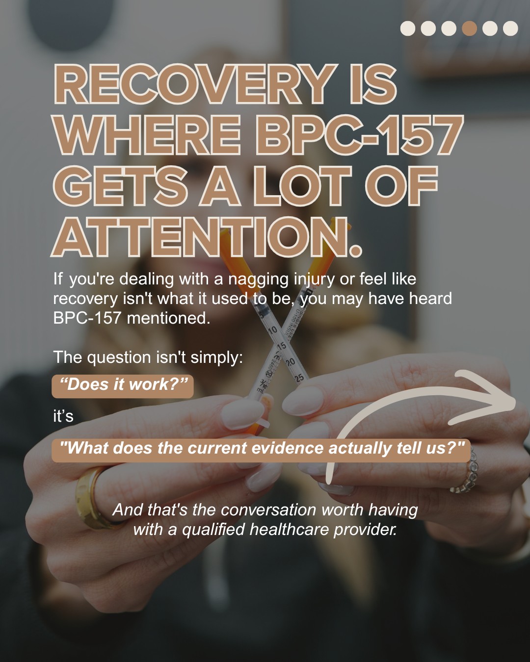 What is BPC-157 and its potential for tissue repair and recovery?