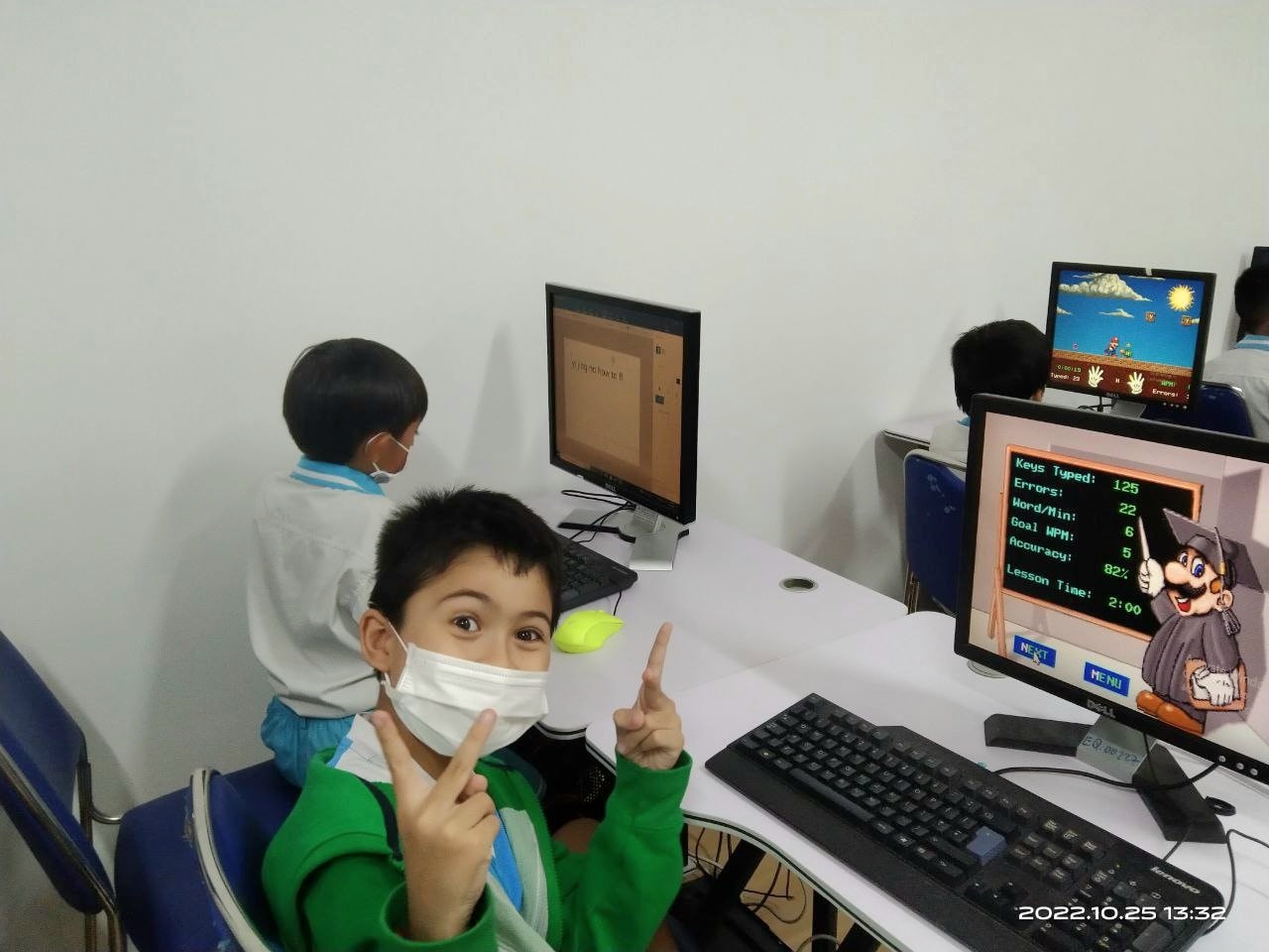 Grade 2 Computer Lesson: Mario Typing Sen Sok Campus # ...