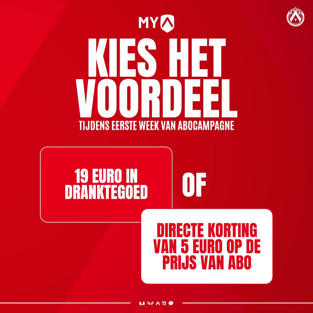 KV - Als abonnee '24-'25 kies jij het early-bird voordeel voor de ...