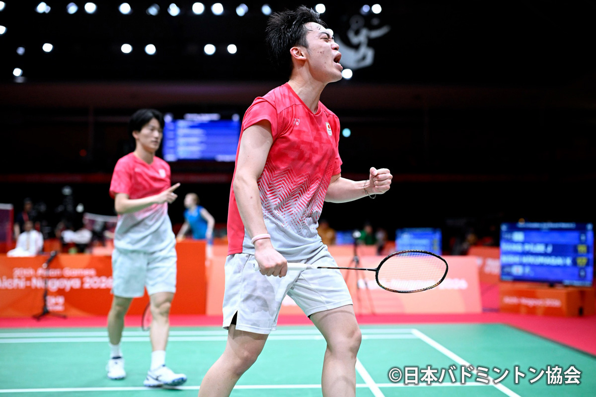バドミントン情報 - 全日本総合 ミックスダブルス決勝 池田信太郎/潮田