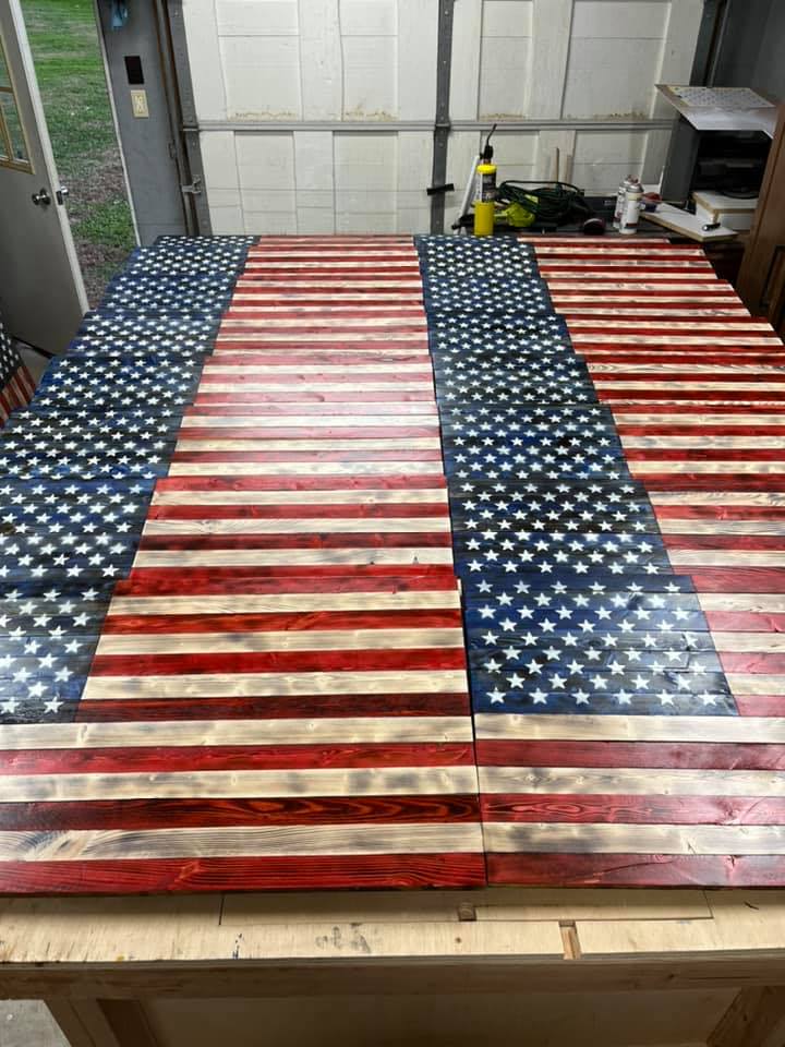 Patriots Edge - Wood... - Patriots Edge - Wood American Flags