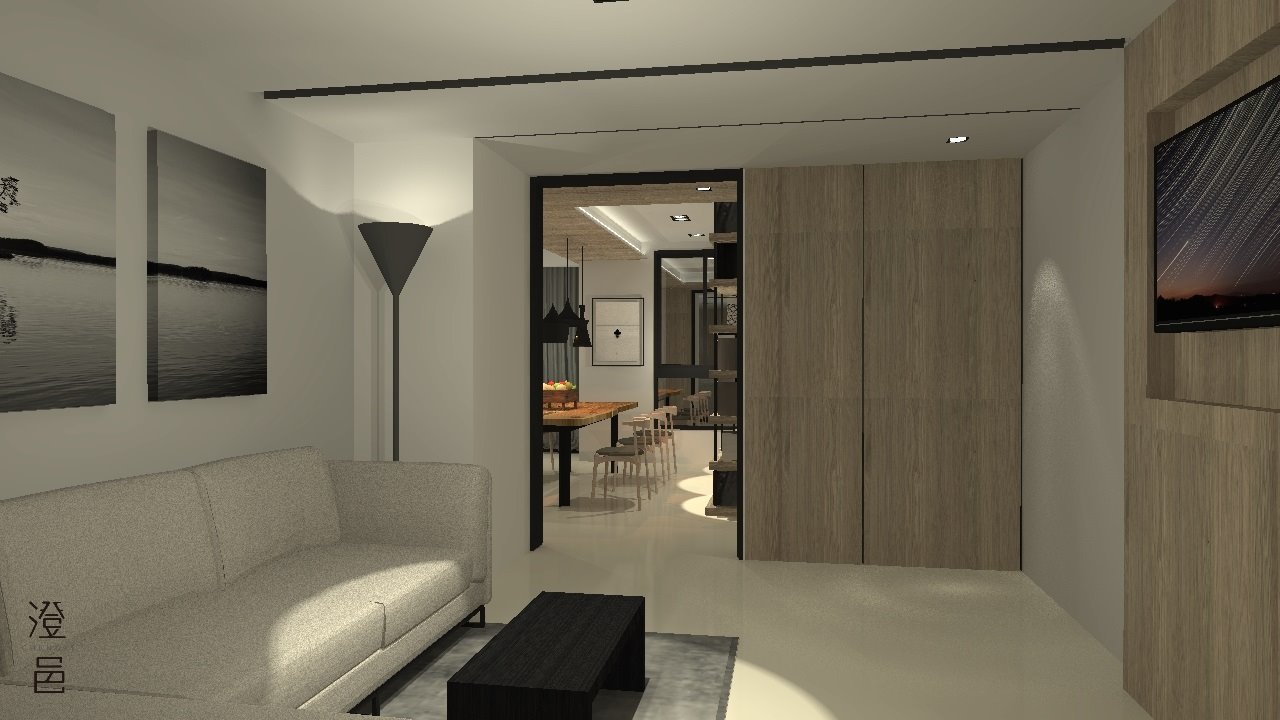 澄邑國際室內裝修設計有限公司 - | 3D製圖 | 建案名稱：內湖陳公館 風格：北歐風 空間大小：60坪... | Facebook
