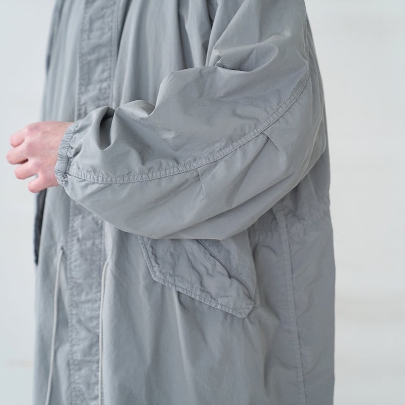 Graphpaper]. Garment Dyed Poplin Mods Coat. ▶︎ #graphpaper 