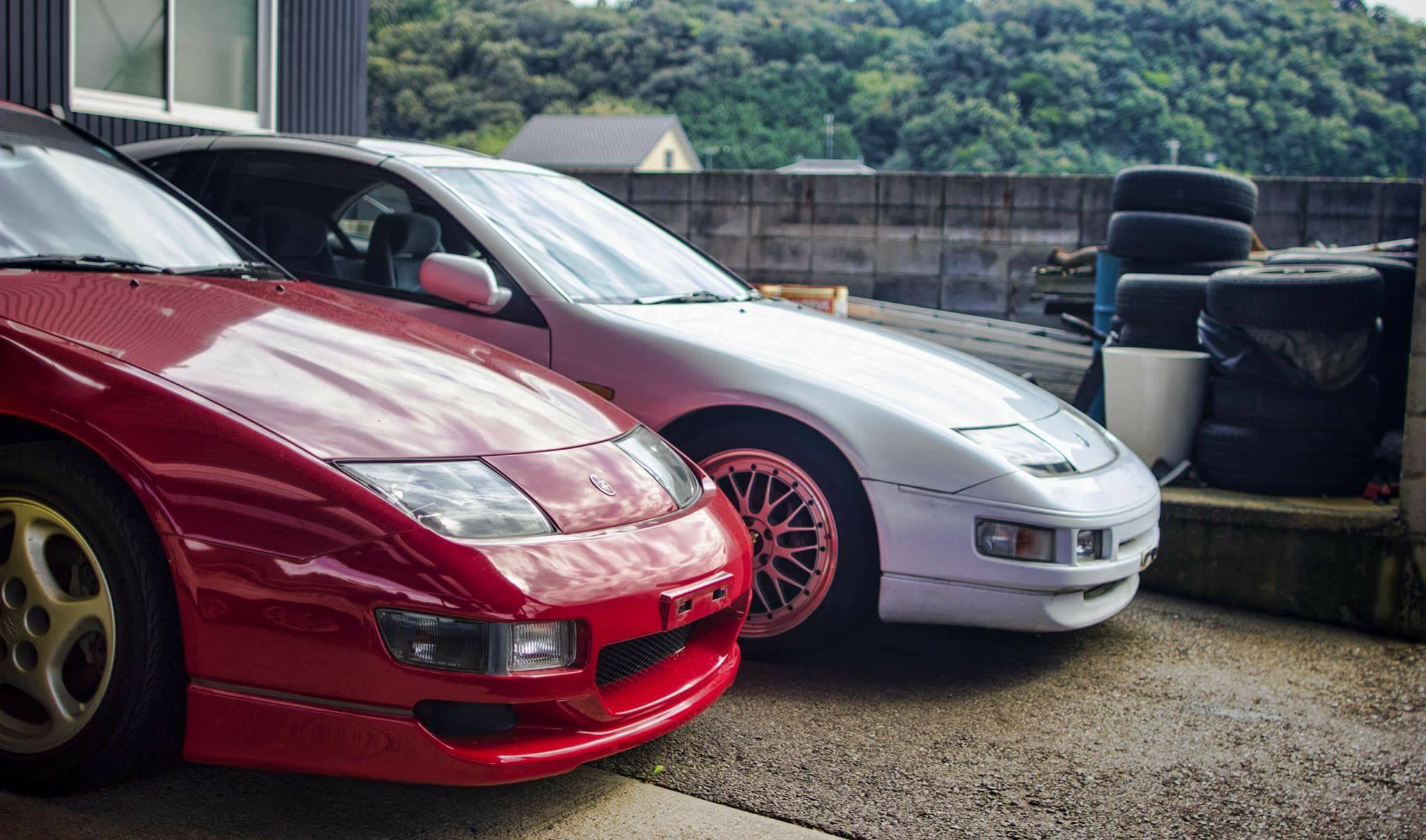 Rocky Auto's garage! 👌🔰 Credit: By Flavien Vidal Old Japanese Cars