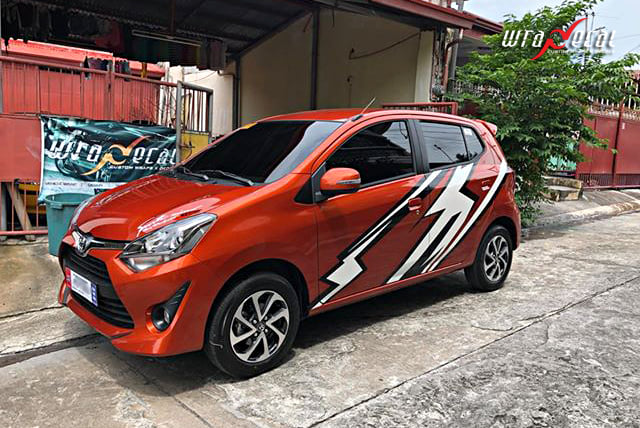 TOYOTA WIGO CUSTOM DECAL 😎... - Wradecal Custom Wraps x Decal