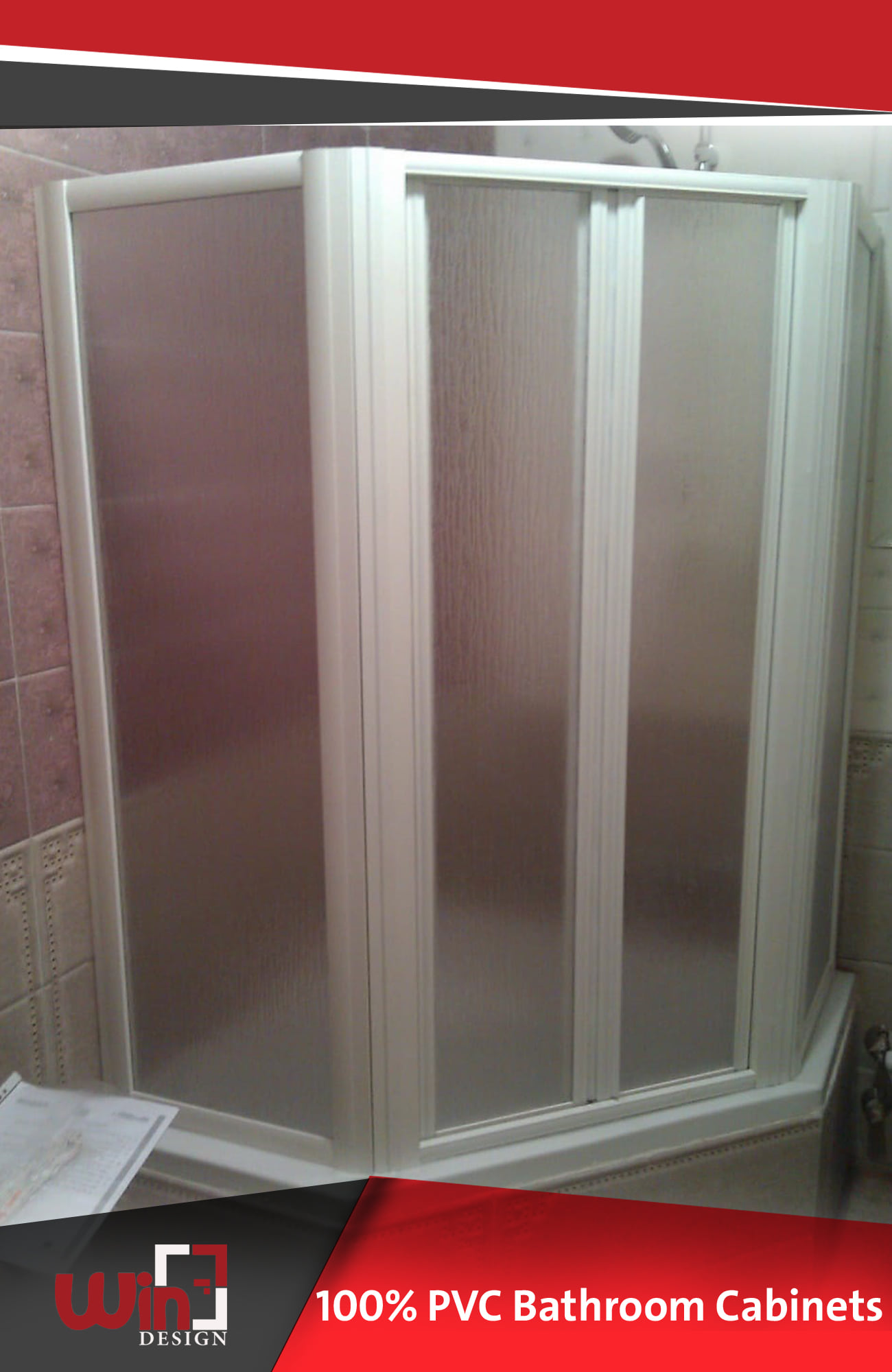 كبائن حمام زجاجية كبائن... - WinDesign UPVC Windows & Doors