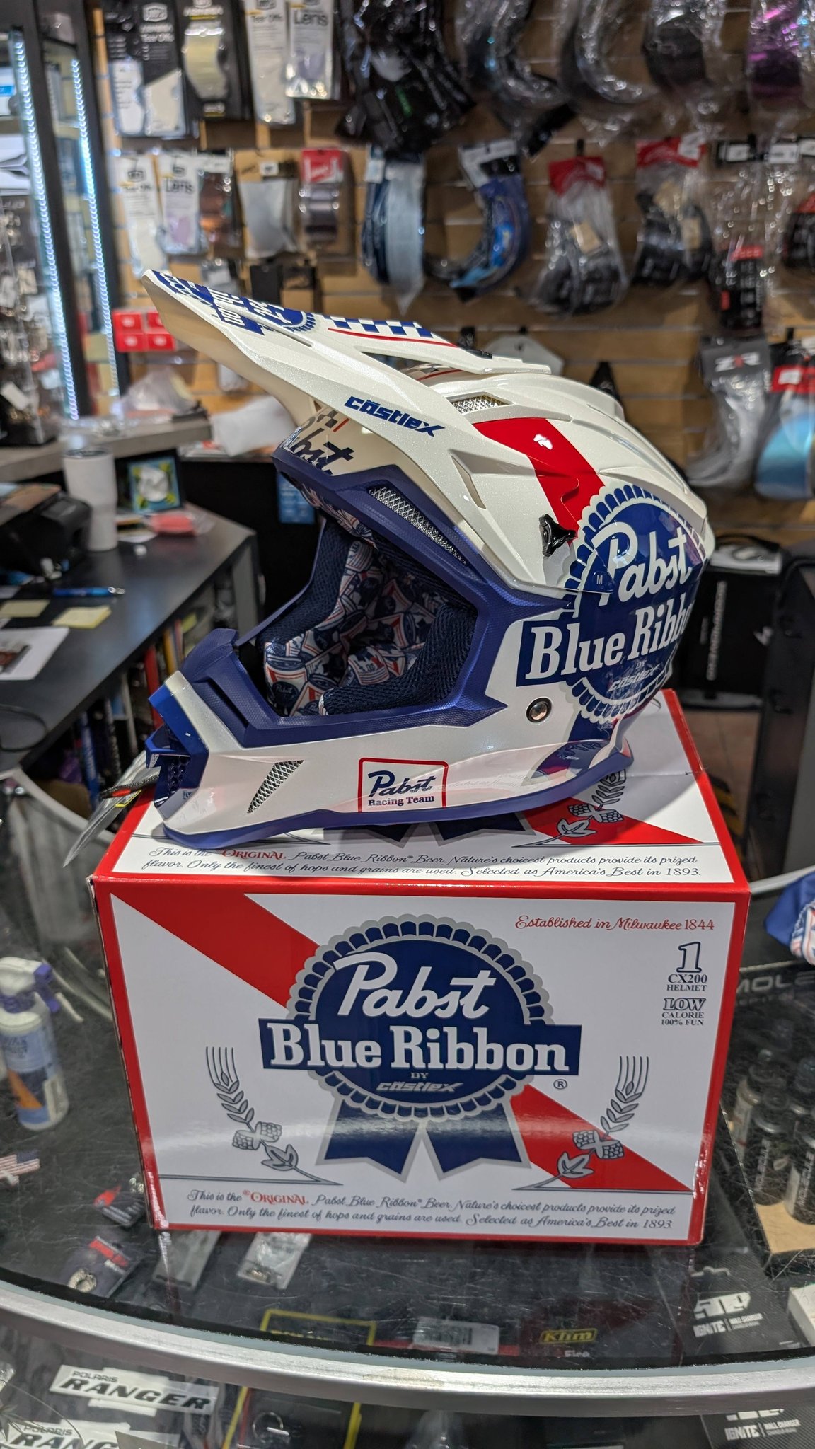 beer dirt bike helmet Sticker Pack Its one of the smallest DOT 3/4 shell helmets ever made Sparks City Universal Motorcycle