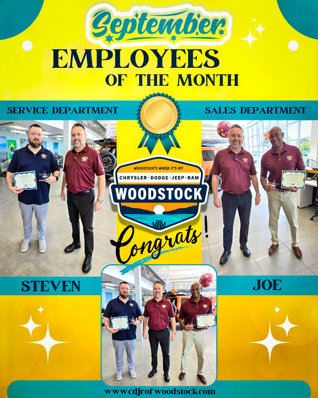CDJR - 🎉 Congratulations to our September Employees of the Month! 🎉 We ...