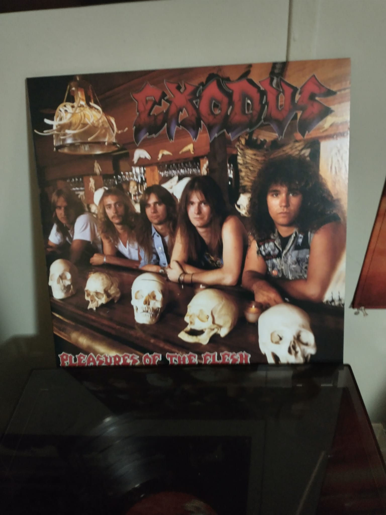 Now playing! Exodus Pleasures of the Flesh. Making my way through 