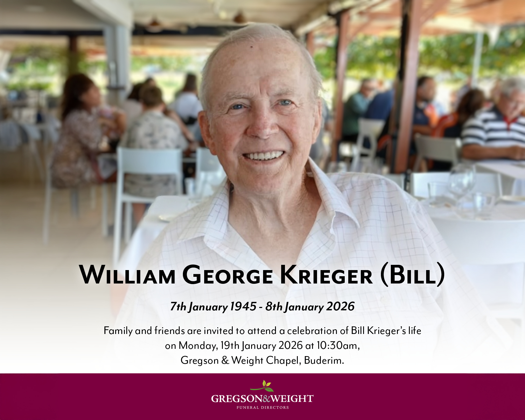 Gregson - Family and friends are invited to attend a celebration of ...