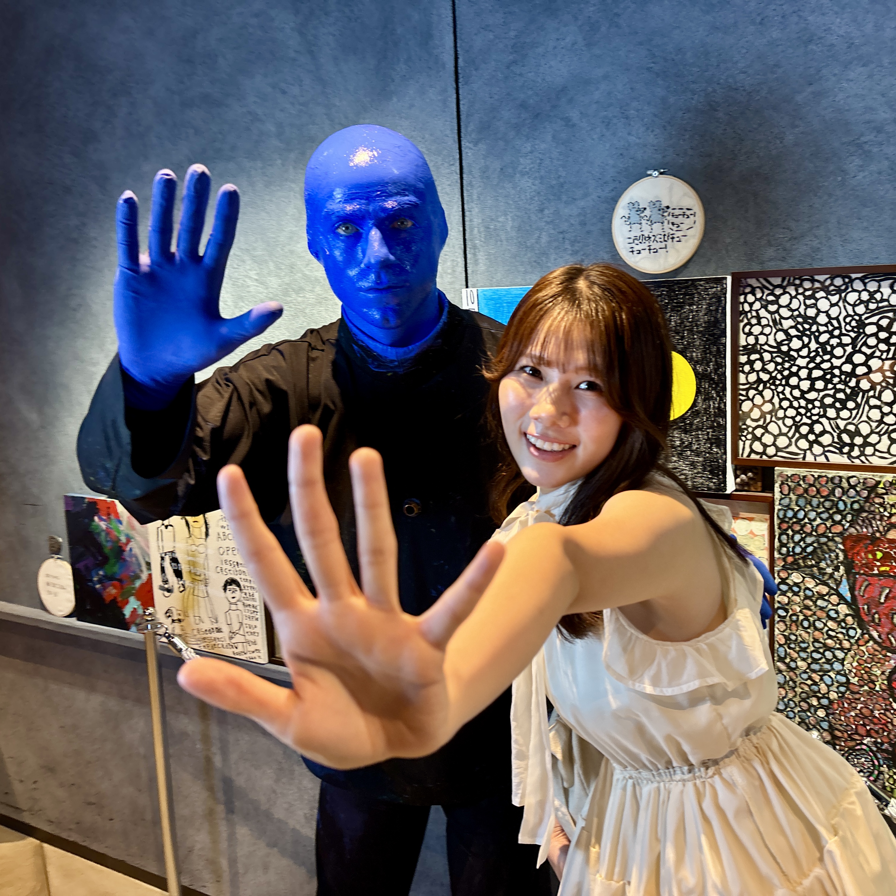 レア BLUE MAN GROUP IN TOKYO 手形付き ブルーマン レア BLUE MAN