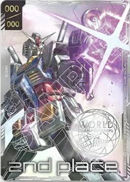 GUNDAM CARD GAME World トロフィー The Gundam Card Game World Final Prizing has been revealed! Gold