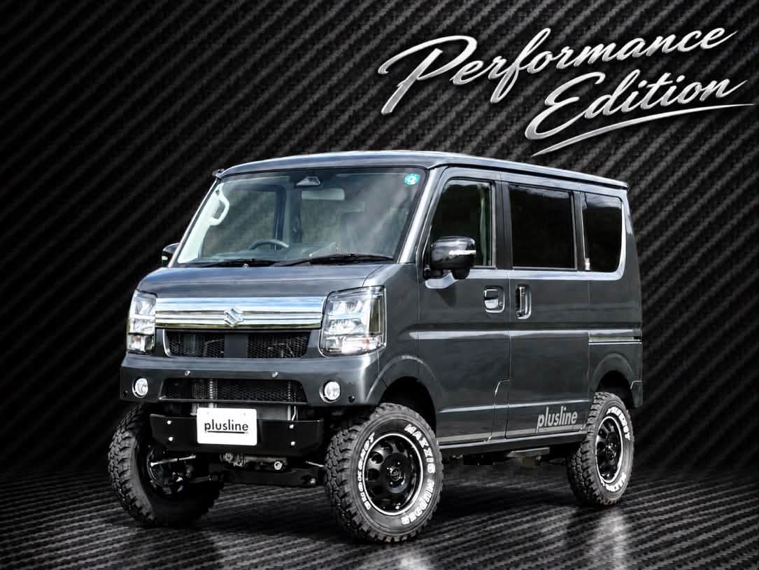 エブリイ7型（DA18W）ワゴン 4インチリフトアップしました♪ ベース車