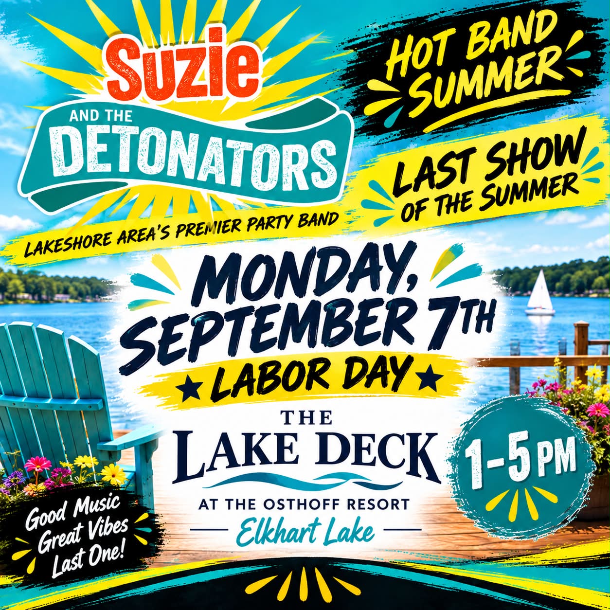 Suzie and the Detonators Labor Day Show at Elkhart Lake