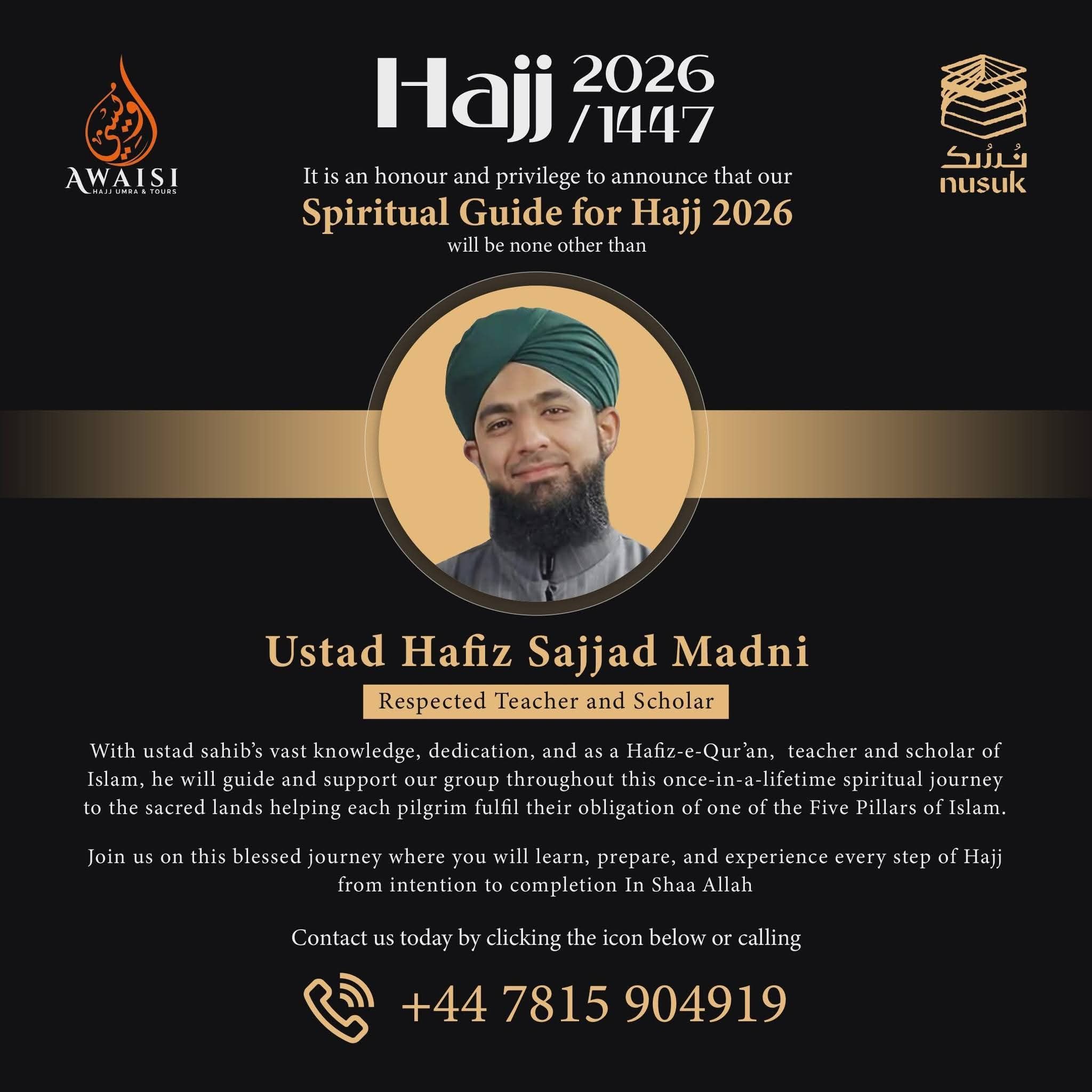 Awaisi - 🕋 Hajj 2026 | 1447 Hijri 🕋 Alhamdulillah, we are honored to ...
