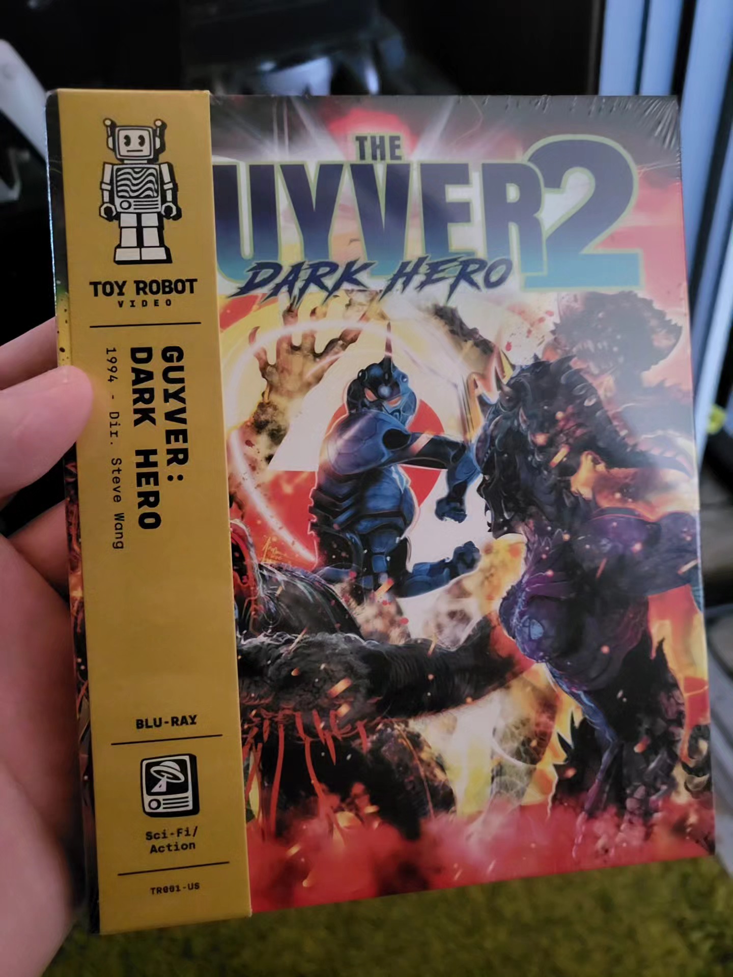 Guyver 2 Dark Hero bluray arrival excitement
