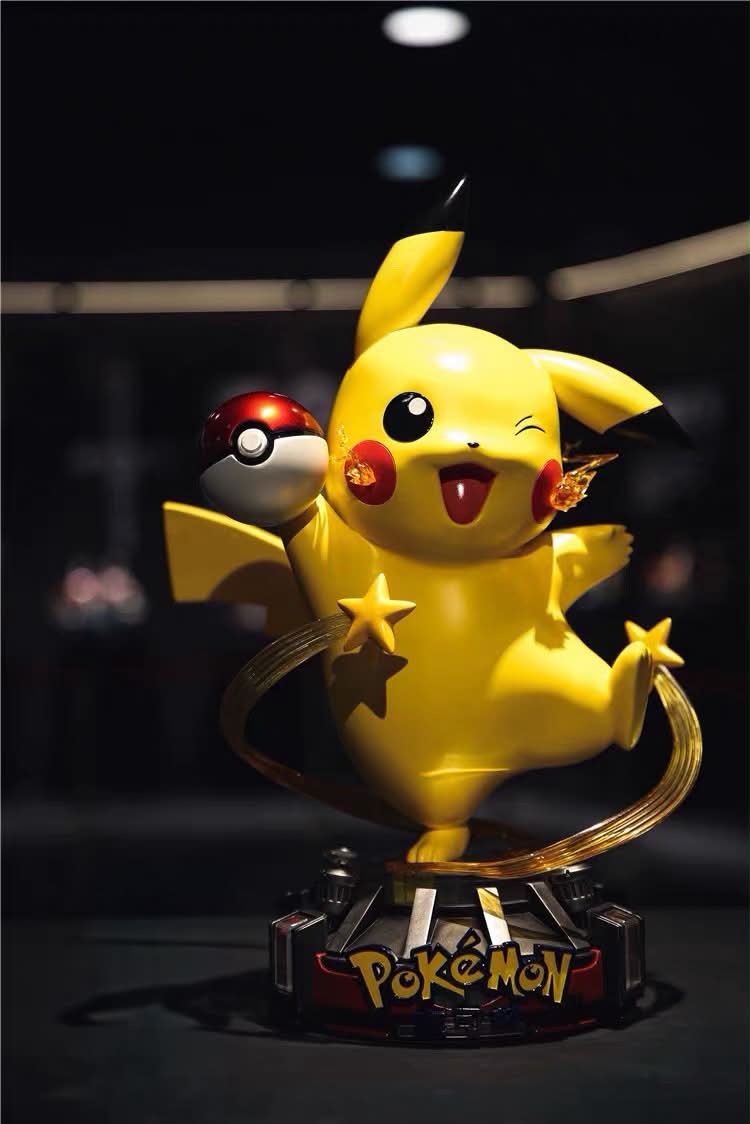 Arriving Soon! Unique Art - Pokemon: Pikachu Life Size 1/1 Scale