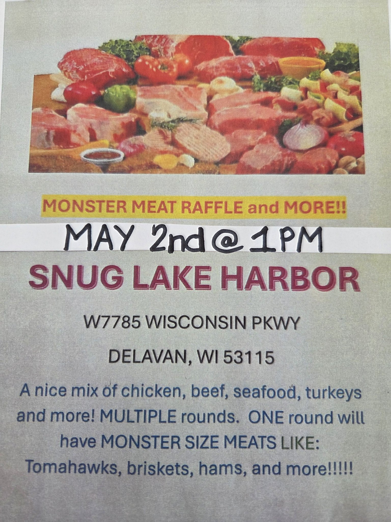 Lisa's Monster Meat Raffle