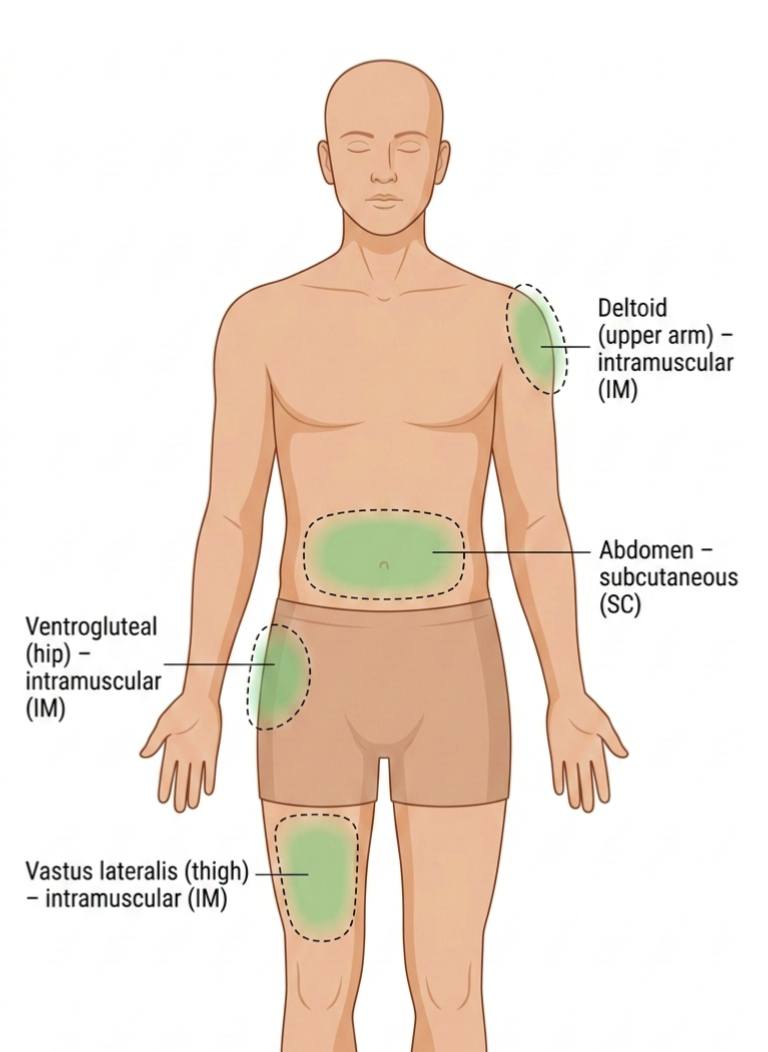 im sites for b12 injection B12 vitamin Store How to Give an Intramuscular Injection of Vitamin B12