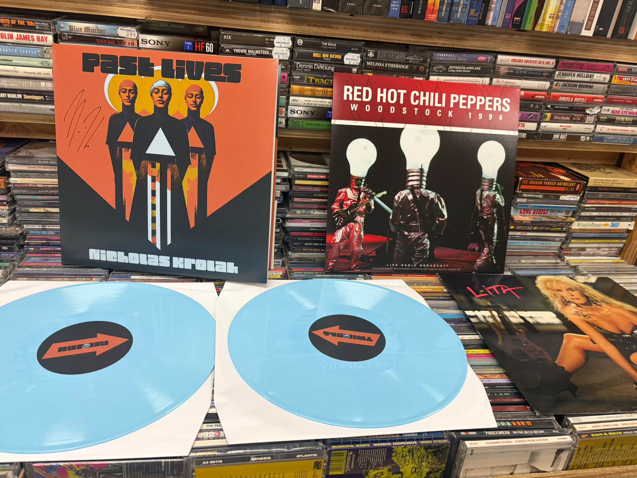Outkast Aquemini 3lp and signed Past Lives vinyl