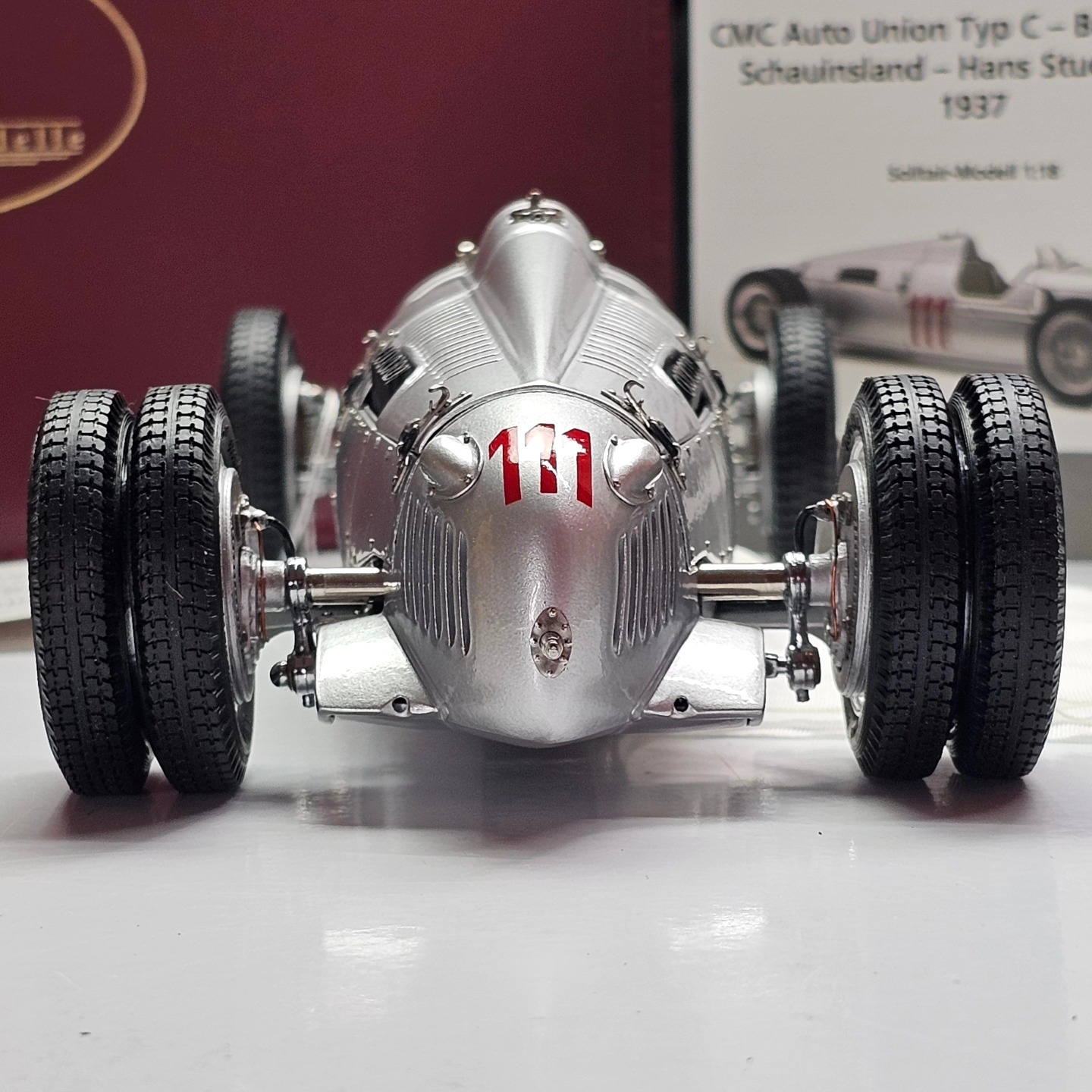 The CMC Auto Union Typ C Bergrennen – Hans Stuck #111, 1937 is one