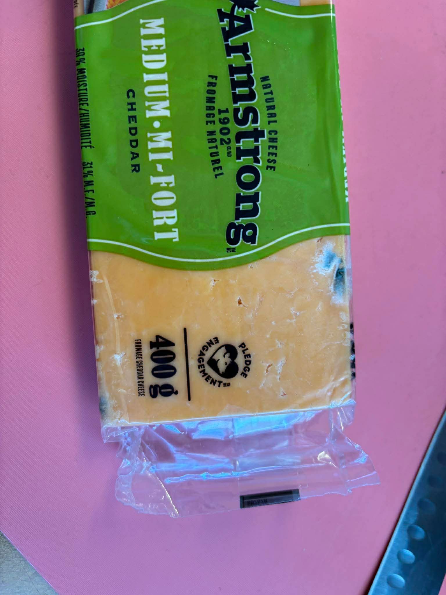 Moldy cheese purchased at Walmart in Portage | Portage la Prairie, MB