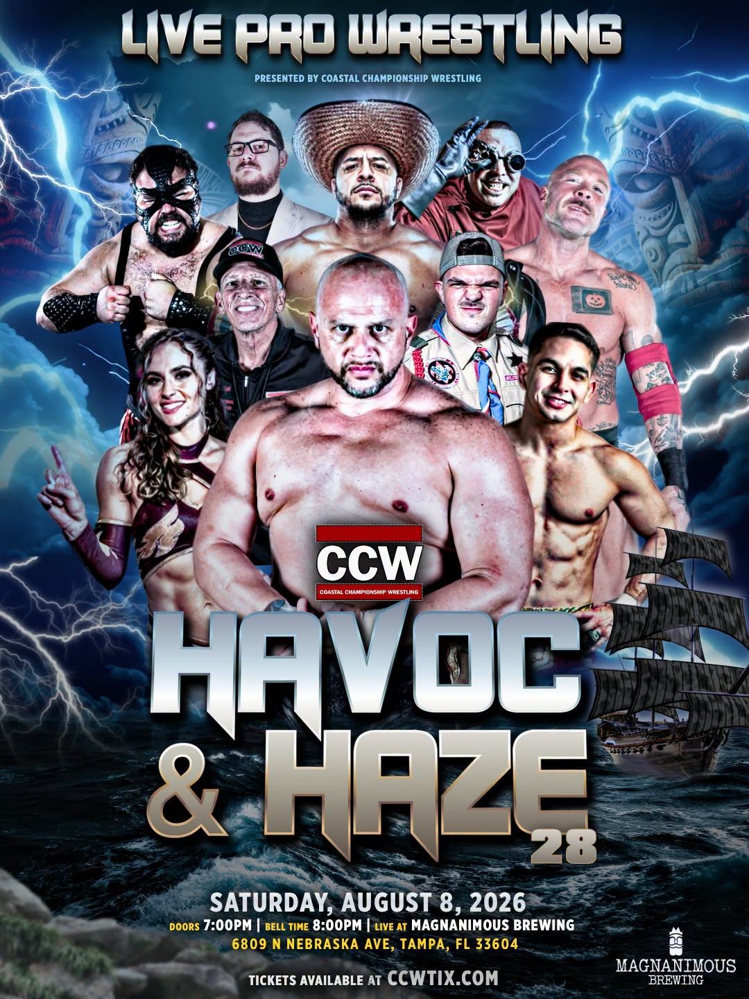 THIS SATURDAY!!! Experience CCW Havoc & Haze 28 at Magnanimous