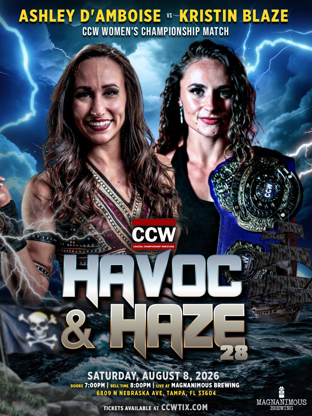 THIS SATURDAY!!! Experience CCW Havoc & Haze 28 at Magnanimous