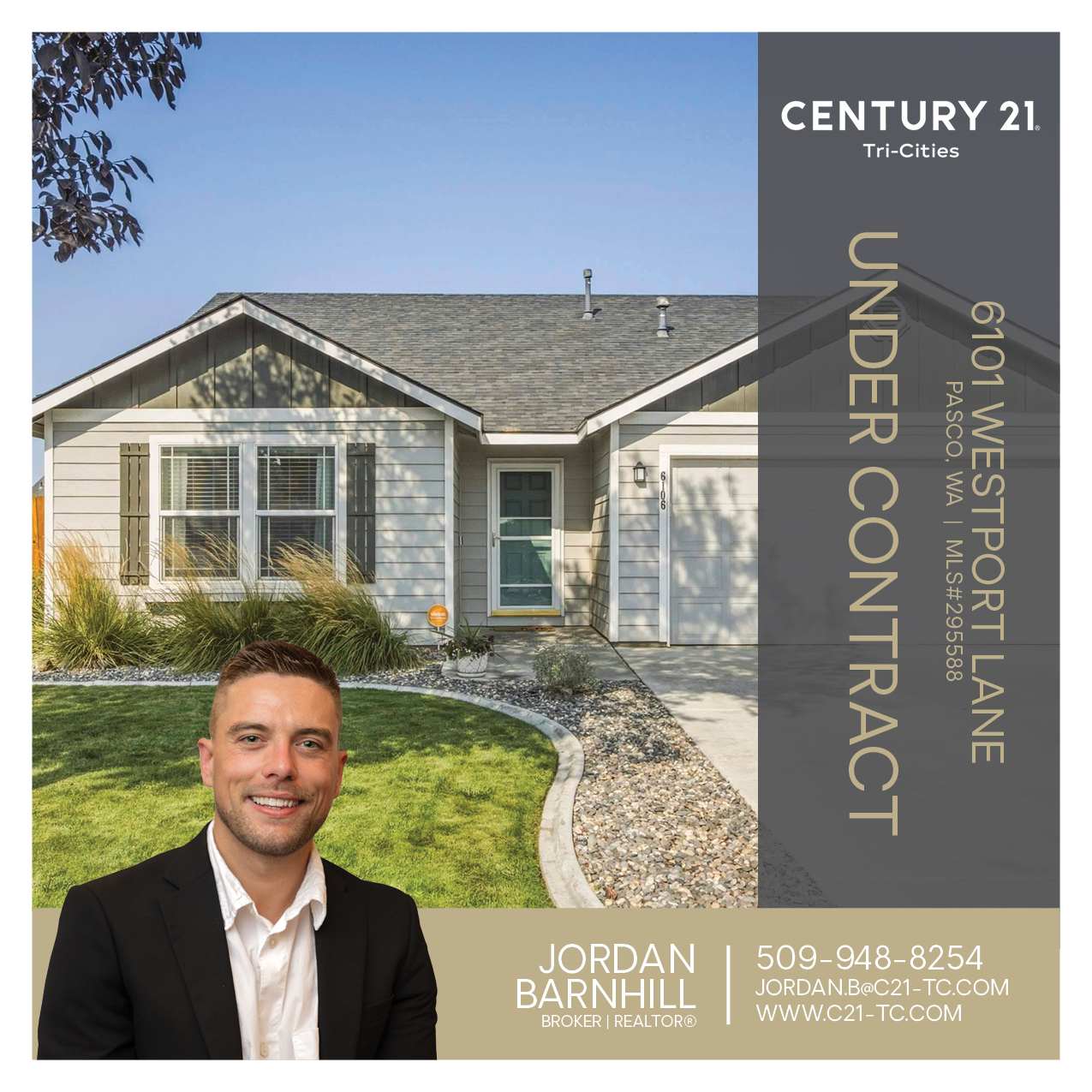 Jordan Barnhill's new property under contract in Pasco