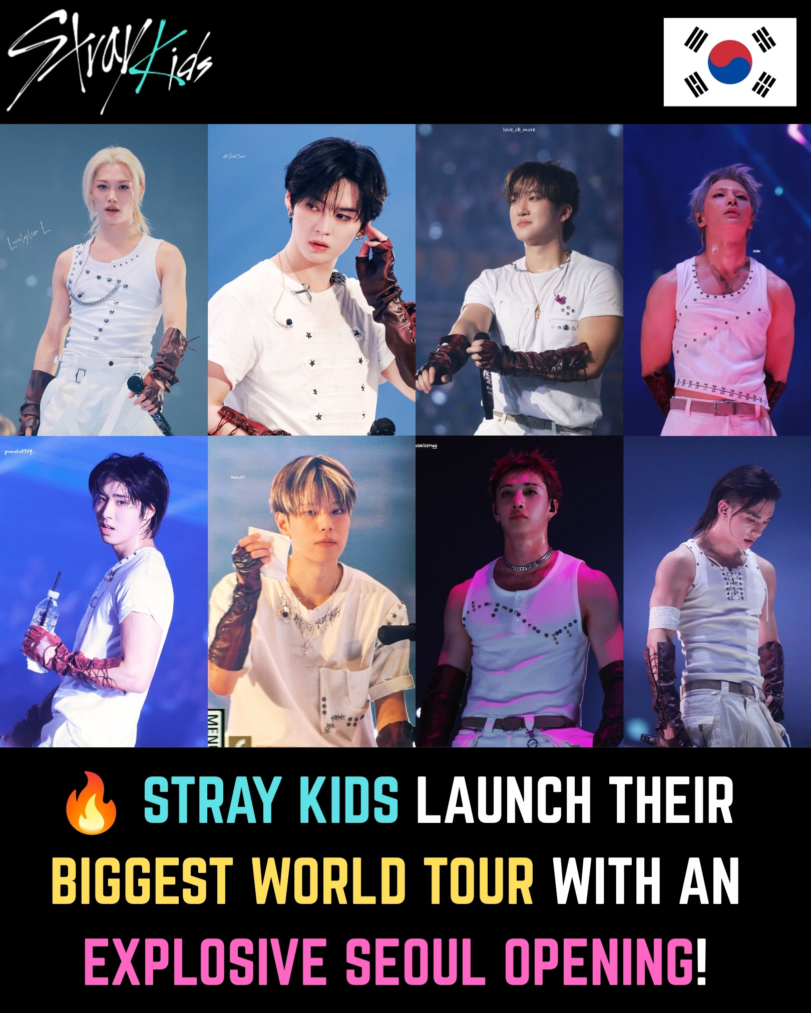 Stray Kids(스트레이 키즈) World Tour <RUN IT SEOUL> OFFICIAL MERCH
